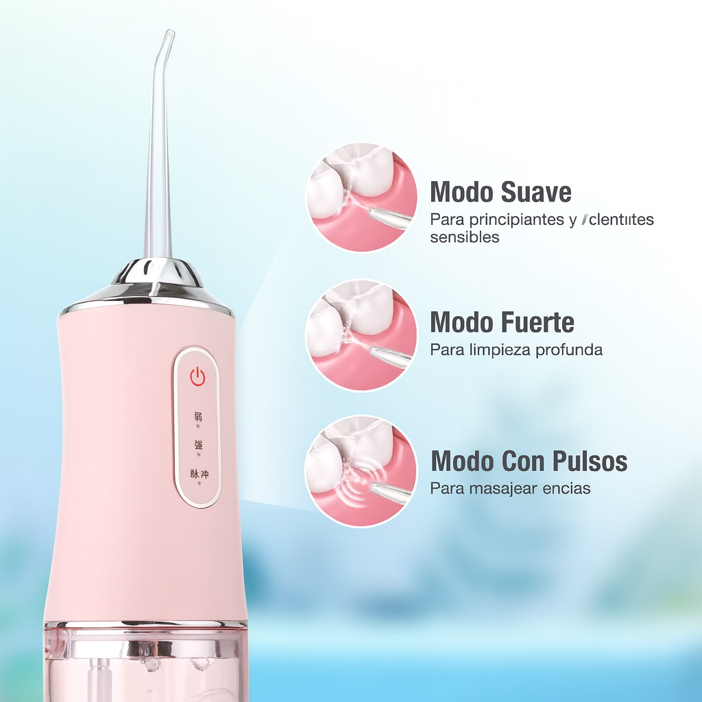 Irrigador Bucal Eléctrico - ¡La limpieza y frescura que tu sonrisa merece!